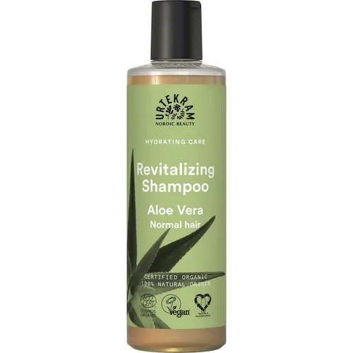 Urtekram Aloe Vera Shampoo für normales Haar 250ml - Shampoo für normales Haar mit Aloe Vera Extrakt, spendet nachhaltige Feuchtigkeit und pflegt mit natürlichen Inhaltsstoffen. Duft nach Orangen und Zitronenmelisse für einen erfrischenden Start in den Tag.
