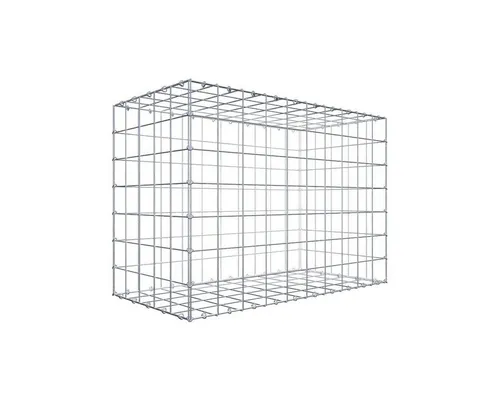 Gabione 100 cm x 70 cm x 50 cm - Hochwertige C-Ring Gabione - Gabionen für kreative Gartenprojekte, galvanisch beschichtet für hohe Langlebigkeit und Stabilität. Ideal zum Bau von Sichtschutz oder dekorativen Elementen.