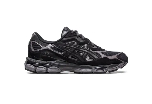 ASICS SportStyle GEL-NYC Sneaker grau|schwarz 38 EU - Sportliche Sneaker mit hochgradiger GEL-Dämpfung für optimalen Komfort, ideal für Alltag und Freizeit. Bitte 1,5 Größen größer bestellen.