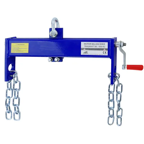 1800kg Profi Motor Balancierer für Werkstatt - Blau - Motorständer & Kräne: Hochwertiger Motorbalancierer mit einer Tragkraft von 1800 kg, ideal für präzises Positionieren in Werkstätten.