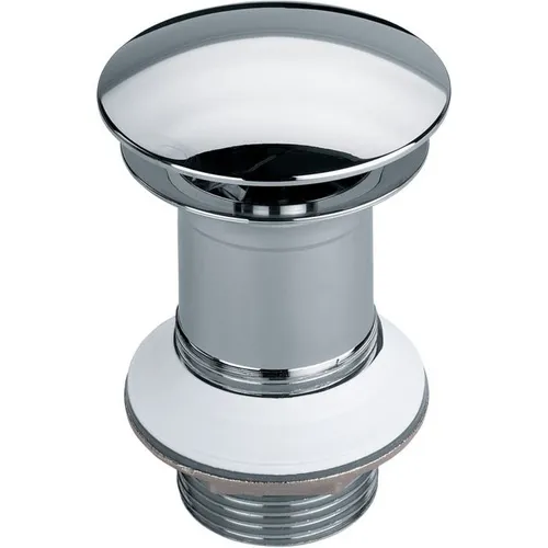 Viega Schaftventil 492571 Visign V1, Messing verchromt - Sanitärinstallation, runde Haube nicht verschließbar, ideal für zuverlässige Wassersteuerung ohne Überlauf.