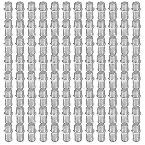 ARLI 100x F-Verbinder – F-Kupplung F-Buchse auf F-Buchse | Koaxial Kabelverbinder zur Verlängerung & Verbindung von SAT Antennenkabeln