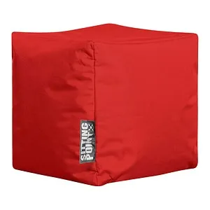SITTING POINT Cube SCUBA Sitzsack rot in rot von Sitting Point