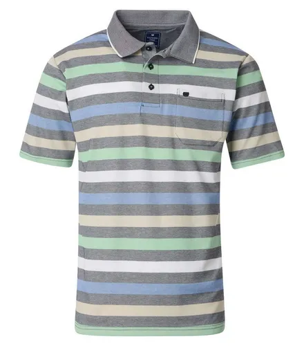 Redmond Herren Polo Blau (Größe L) - Stylisches Herren Polo in Blau, ideal für Business und Freizeit, aus 50% Baumwolle für hohen Tragekomfort.