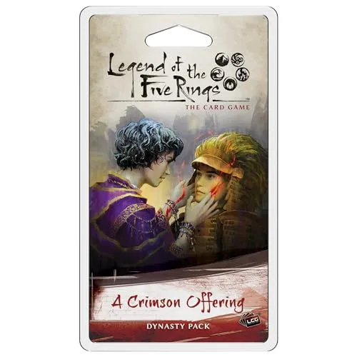 Fantasy Flight Games FFG - Legend of The Five Rings LCG: A Crimson Offering Dynasty Pack - EN