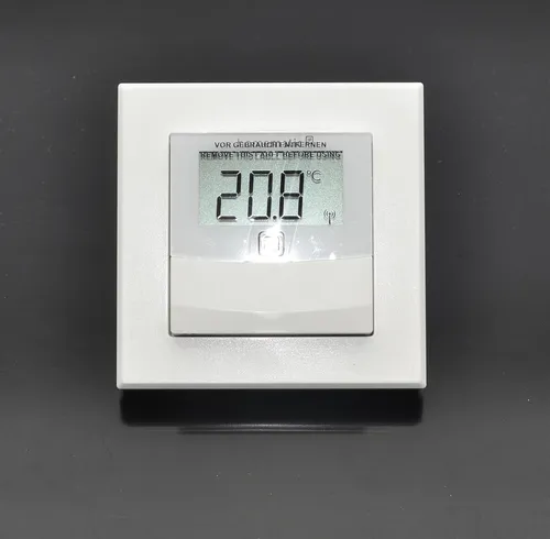 Homematic IP Wired Temperatur- und Luftfeuchtigkeitssensor mit Display HmIPW-STH