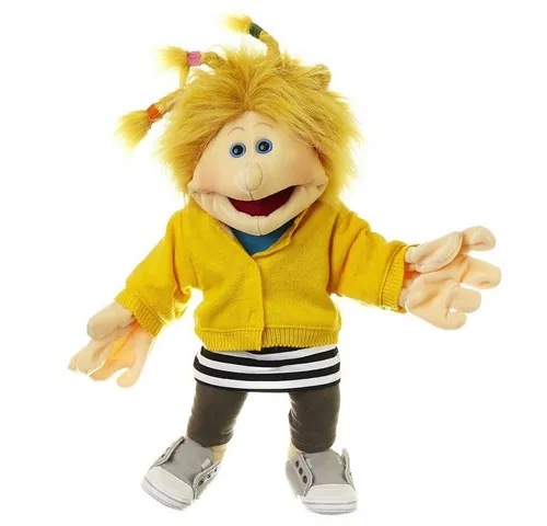 LIVING PUPPETS HANDPUPPE MIRKA 45 cm NEU - Handpuppe, 45 cm groß, ideal für kreative Spielstunden und zum Geschichtenerzählen.