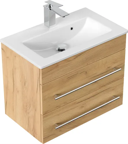 Badmöbel Mars 600 SlimLine SoftClose Eiche Gold