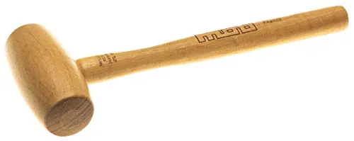 Peddinghaus Holzhammer Universal 60 mm – 335 g – Aus Naturholz – Tonnenförmiger Kopf
