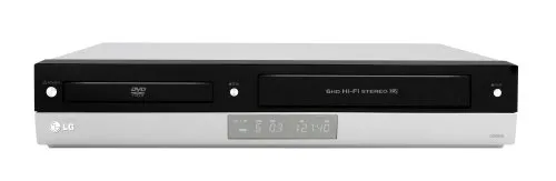 LG V 190 DVD-Player und Hi-Fi Videorekorder (4 HD Stereo VHS Recorder, SP/LP Recorder, Showview, Audio Digital Coax Out) Silber