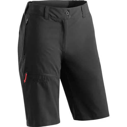 Maier Sports Lulaka Bermuda Loop black (M10900) 40 - Nachhaltige Wanderbermuda - Wanderhosen aus 45% recyceltem Polyester, atmungsaktiv und schnell trocknend. Ideal für umweltbewusste Abenteuer mit perfekter Passform und praktischen Taschen.