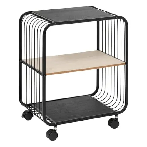 Rollregal NOIR, 2-stufig, Metall von 5five Simply Smart