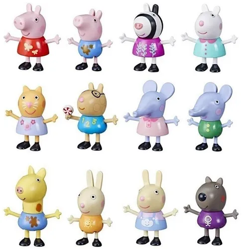 Hasbro Peppa Pig Peppas Clubhouse Figuren Spielfiguren Blindbox - Action- & Spielfiguren, spannende Überraschung mit beliebten Charakteren aus Peppa Pig für kreatives Spielen.