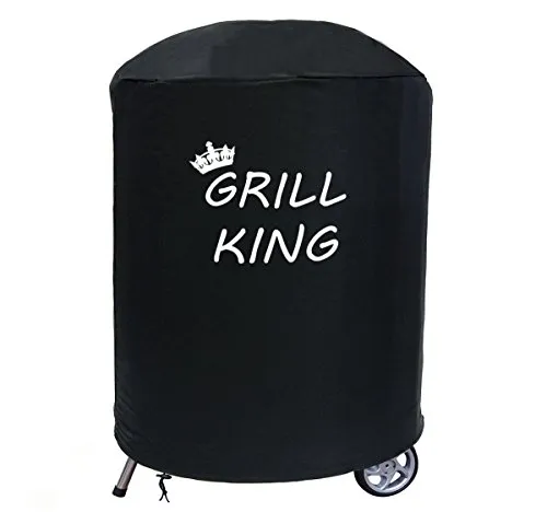 Ferocity Delux Kugelgrill Grill-Abdeckung Grill Abdeckhaube Top Qualität Wasserdichter BBQ Schutz Outdoor Grill Garten Terrasse Rund (59-69 cm x 90 cm) Grill King [084]