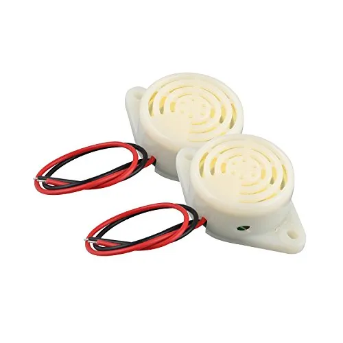 Futheda 2 Pcs sfm-27 DC 3–24 V 12 mA industriellen Intermittierend Sound Elektronische Summer