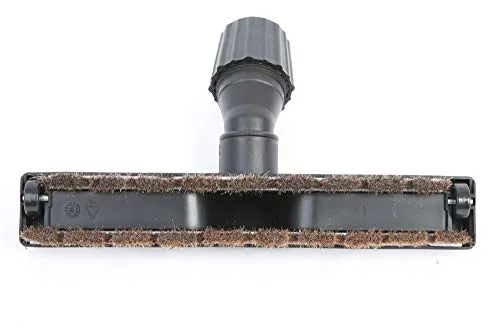 Hochwertige Parkettdüse Glattbodendüse passend für alle Staubsauger mit Universalanschluss 30 bis 38 mm - echtes Rosshaar - Antistatisch für eine perfekte Staubaufnahme