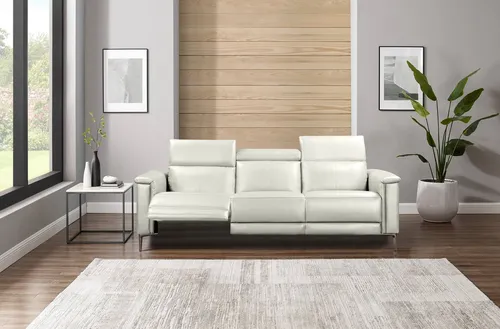 Places of Style 3-Sitzer Lund mit Relaxfunktion in weiß von Home Affaire