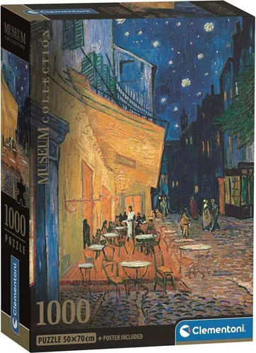 Clementoni Puzzle Museum - Evening in Tokyo 1000 Stücke, Compact Box - Puzzle für Erwachsene 14-99 Jahre, Geschenk für Mann und Frau, Made in Italy, 39969