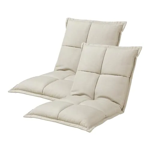 [en.casa] Bodensessel Deinze 2er-Set