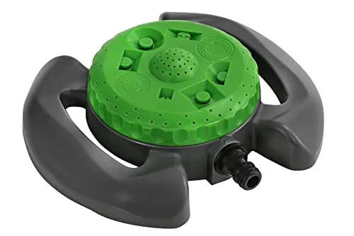 Dehner Flächenregner, reicht für ca. 78 qm, Kunststoff, grau/grün