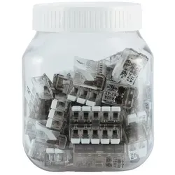 ViD Kabelverbinder-Sortiment Hebelklemmen-Sortimentsbox 50-teilig