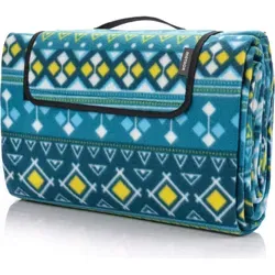 Picknickdecke Wasserdicht Isoliert Garten Campingdecke Outdoor Stranddecke Meteor 2XL 200x200 cm romby - Bunt