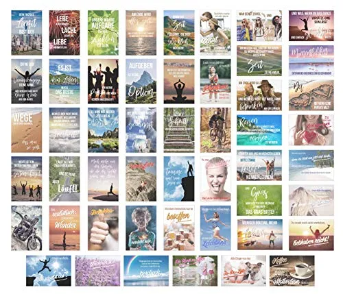 Edition Seidel Set 50 Postkarten Leben & Momente mit Sprüchen