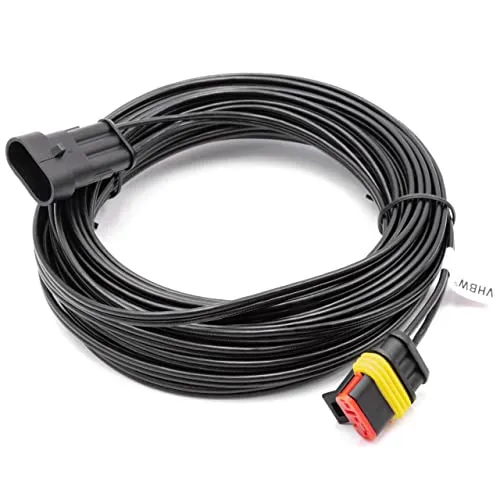 vhbw Niederspannungs-Kabel Transformator Kabel kompatibel mit Husqvarna Automower 450X X-LINE (ab Bj. 2016) Mähroboter, Rasenmäher, 10m