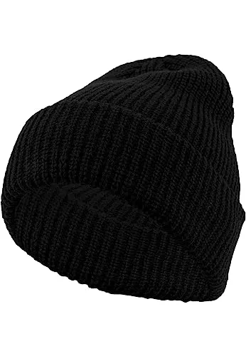 Urban Classics Unisex Sailor Beanie Strickm TZE, Schwarz (Black 7), Einheitsgröße EU