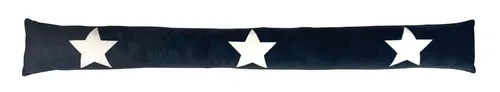 TrendLine Zugluftstopper Sterne dunkelgrau 92 x 10 cm
