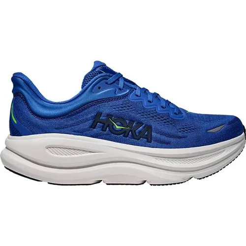 HOKA Herren Laufschuhe BONDI 9 - Ultrabequeme Herren Laufschuhe mit maximaler Dämpfung für lange Strecken. Die neue Schaumstoff-Zwischensohle und atmungsaktives Obermaterial bieten perfekten Komfort und Halt.