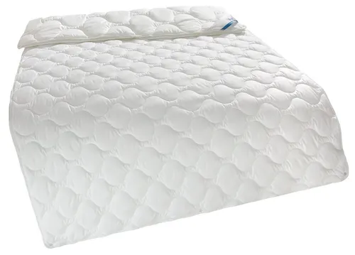 Beco EcoWell Kunstfaserbettdecke - Bettdecke aus schadstoffgeprüfter Bio-Baumwolle oder Microfaser, ideal für Sommer und Winter, mit Blauer Engel Zertifizierung und hervorragendem Schlafklima.
