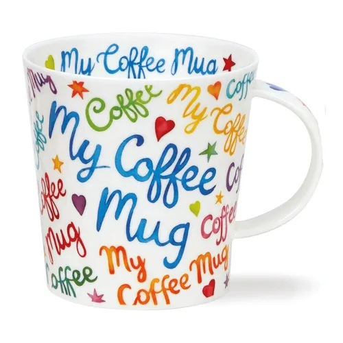 Cairngorm My Coffee Mug 0,48l - DUNOON Porzellan Tasse - Kaffeetassen & -becher, stilvoller Becher mit herzlichem Design, ideal für Heißgetränke und spülmaschinenfest - perfekt für Teeliebhaber!