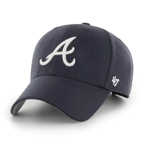 Brand Relaxed Fit Cap - MLB Atlanta Braves navy 47 - Hüte & Mützen, stylische Trucker Cap für Herren mit MLB Atlanta Braves Logo, ideal für Freizeit und Sport im Sommer.