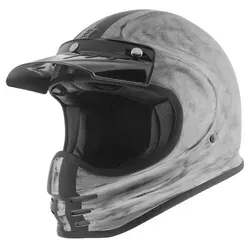 Bogotto V381 Schergo Fiberglas Helm, silber, Größe XS für Männer - Motorradhelm mit Fiberglas-Außenschale, ideal für Sicherheit und Komfort, erhältlich in 2 Helmschalengrößen mit Doppel-D Ring für optimalen Halt.