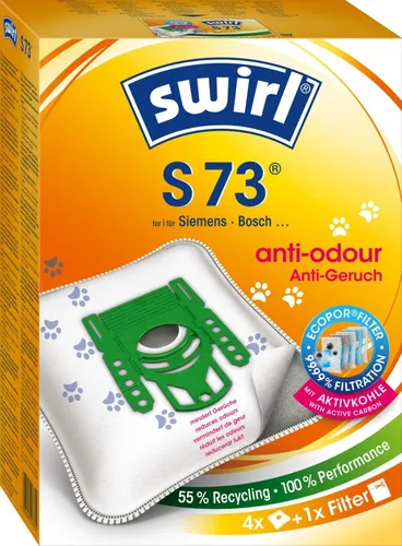 SWIRL Staubsaugerbeutel S 73 Anti Odour von Swirl