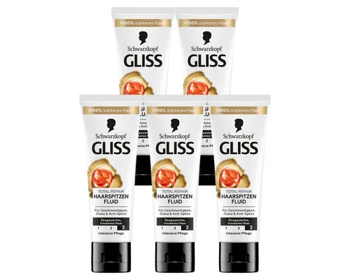 Gliss Kur Haarspitzenfluid Oil Nutritive 50ml 5er Pack - Hochwertige Haarpflege mit nährenden Ölen für gesunde, glänzende Spitzen. Ideal für die tägliche Anwendung und perfekt für strapaziertes Haar.