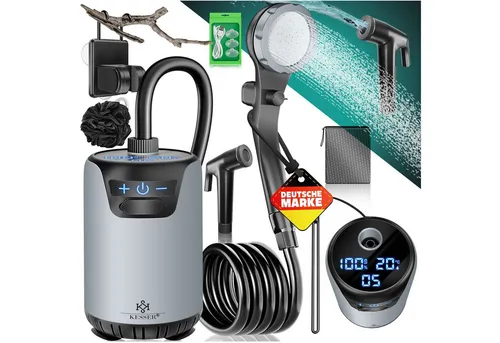 Produktbild KESSER® Campingdusche Mobile Dusche mit Pumpe & Akku 4000mAh