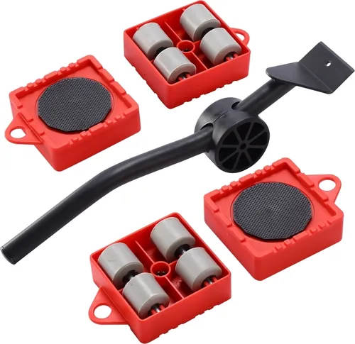 Möbelheber 5 tlg. 300 KG Möbeltransport Set Umzughelfer Möbelrollen Möbelrücker