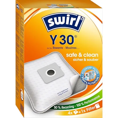 Swirl Y30 MicroPor Plus Staubsaugerbeutel 4 St. von Swirl