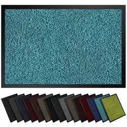 Gentle North Fußmatte für Innen & Außen - Schmutzfangmatte, rutschfest - antirutsch - waschbar - strapazierfähig schwarz 60 cm x 90 cm