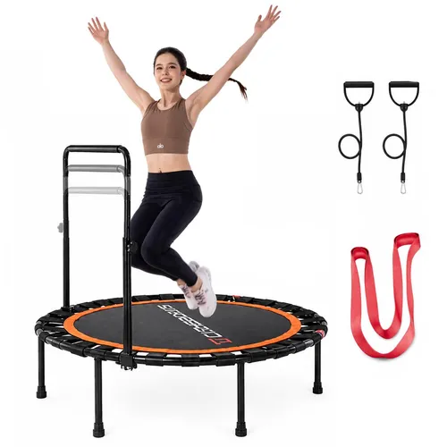 CITYSPORTS Fitness Trampolin Ø101CM mit Haltegriff