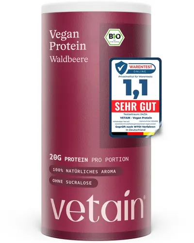 VETAIN Veganes Proteinpulver Waldbeere