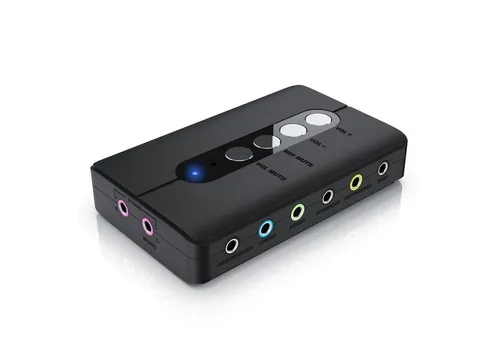 CSL USB-Soundkarte, extern, 7.1 Surround Sound