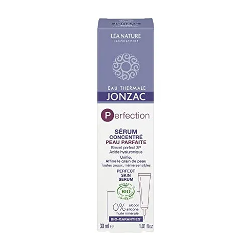 Jonzac Perfect.Serum 30Ml - Tagespflege: Bio-Serum für perfekte Haut mit beruhigendem Thermalwasser, ideal zur Verbesserung des Hautbildes und für ein frisches Aussehen.