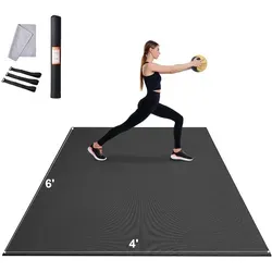 VEVOR Rutschfeste Yogamatte 1,8x1,2m - Sportmatten, rutschfest und ideal für Yoga, Pilates oder Fitness, perfekt für 1-2 Personen mit einer Größe von 1830 x 1220 mm.