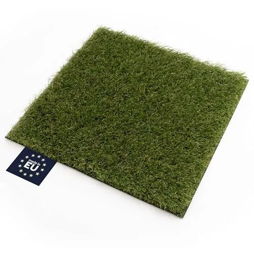 Primaflor Kunstrasen RIO | Muster | Rasen-Teppich 37mm für Garten, Balkon & Terrasse | Wasserdurchlässig | UV-stabil | naturgetreu | kinderfreundlich