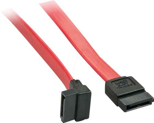 LINDY 33352 - Kabel SATA 6Gb/s, 1x 90°, 70 cm