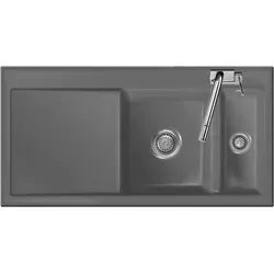 Systemceram Keradomo Mera 100 F Spüle rechts von systemceram