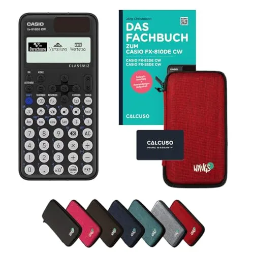 Produktbild CASIO fx-810DE CW Taschenrechner mit Schutztasche & Fachbuch